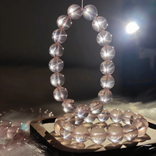 愛之心守護石粉晶手串 Rose Quartz - Image 2