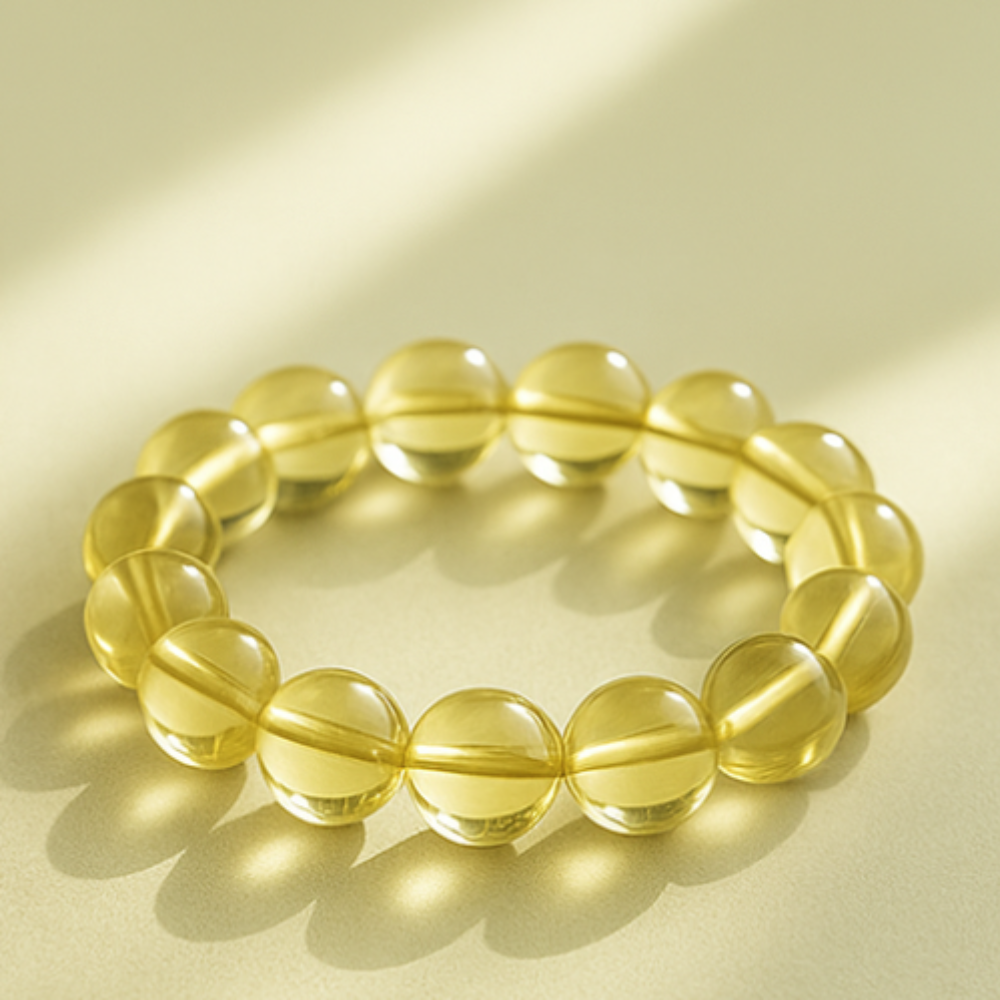 晨光蜜耀財富石黃水晶手串Citrine Bracelet