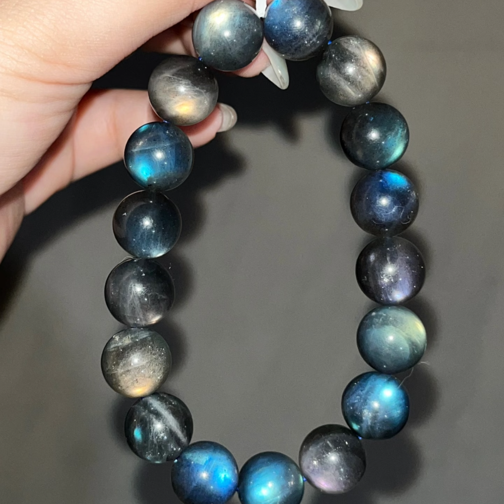 靈光守護石拉長石手串 Labradorite Bracelet - Image 2