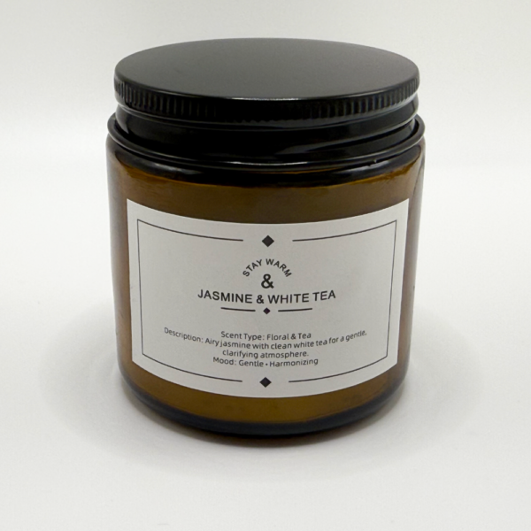 茉莉白茶柔和香薰蠟燭 Jasmine & White Tea Scented Candle