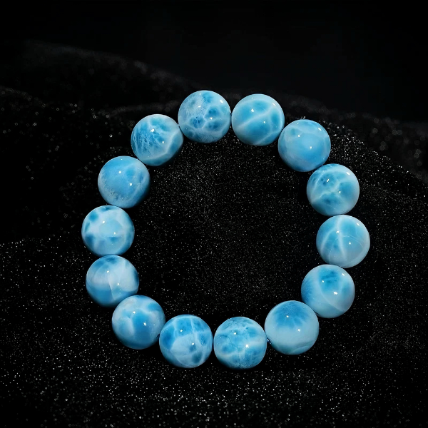 天使之海拉利瑪海紋石手串 Larimar Bracelet